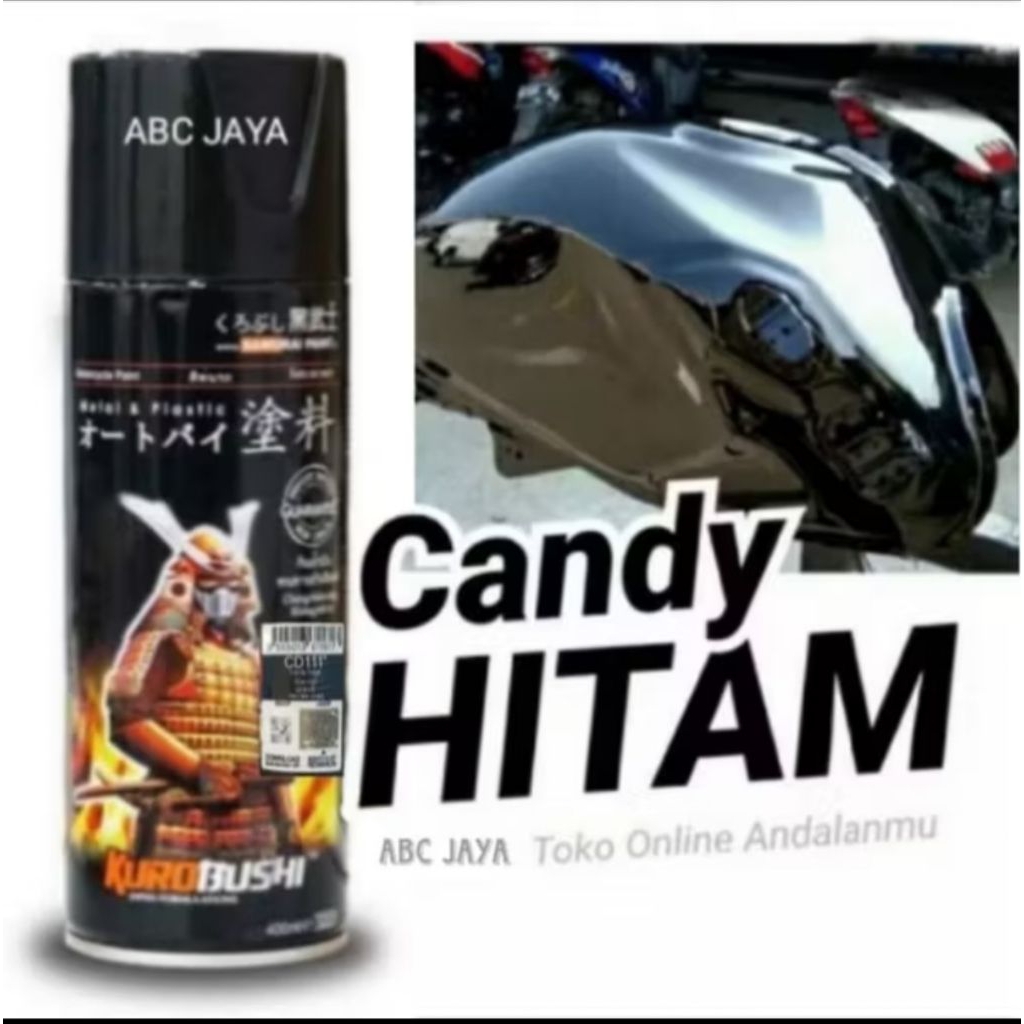 Cat Samurai Paint CD111* Candy Black 400ml Candytone Black Candy Tone Black Candi Hitam Black Candit
