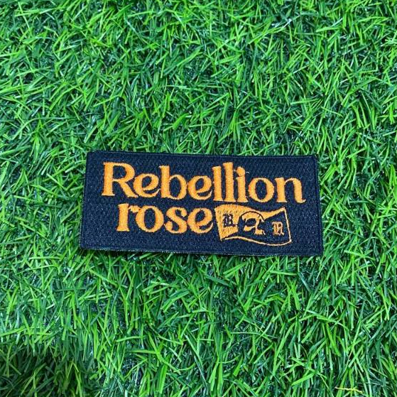 Emblem Patch Bordir  Rebellion Rose Super Premium