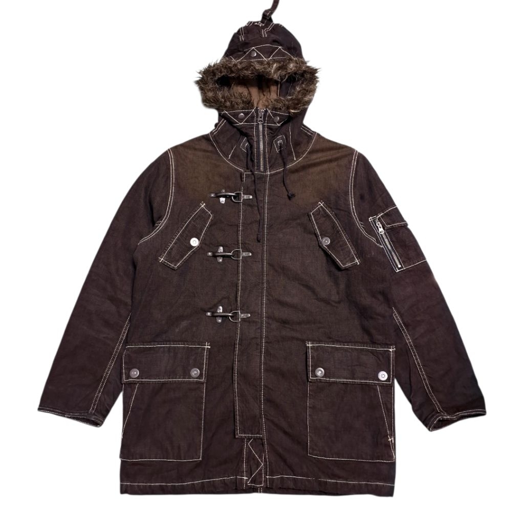 vintage japan allix design hoodies skull jacket