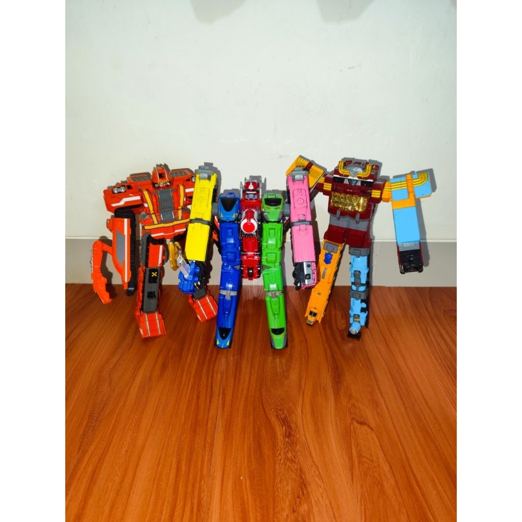 Mainan Robot Kereta DX Cho Cho ToQ DaiOh ToQOh ToQ Oh Diesel Oh Build DaiOh Ressha Zord Megazord ToQ