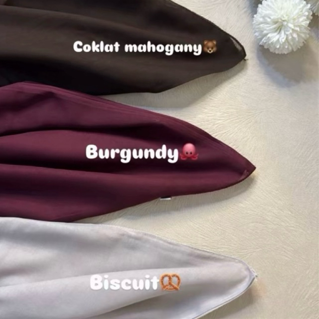 Hijab Kerudung Segi Empat Varisha Segi Empat Paris Jadul Varisha