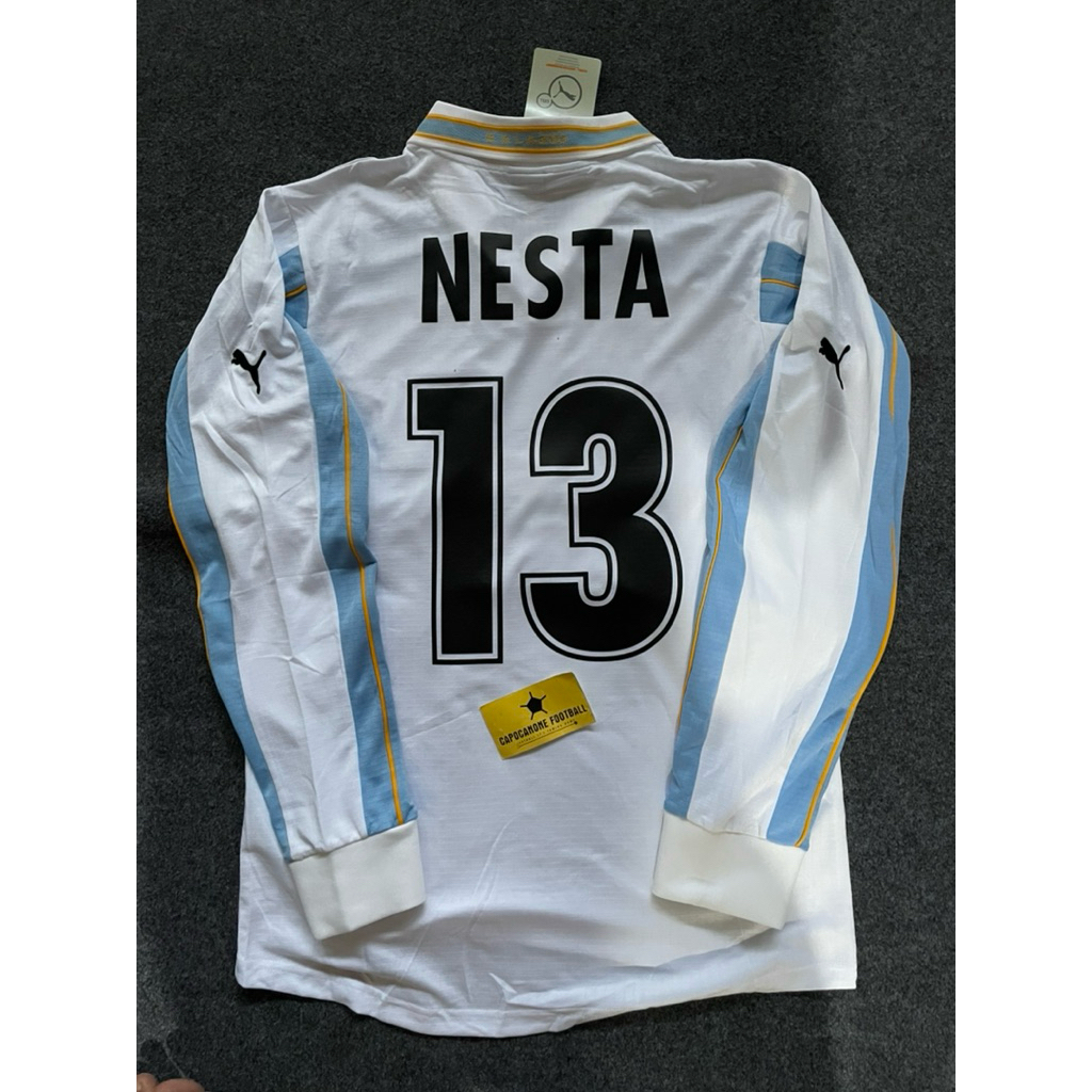 JERSEY Lazio RETRO 1998 98 1999 2000 1997 1996 Away Centenary 99 00 97 96 blokecore Skena Full longs