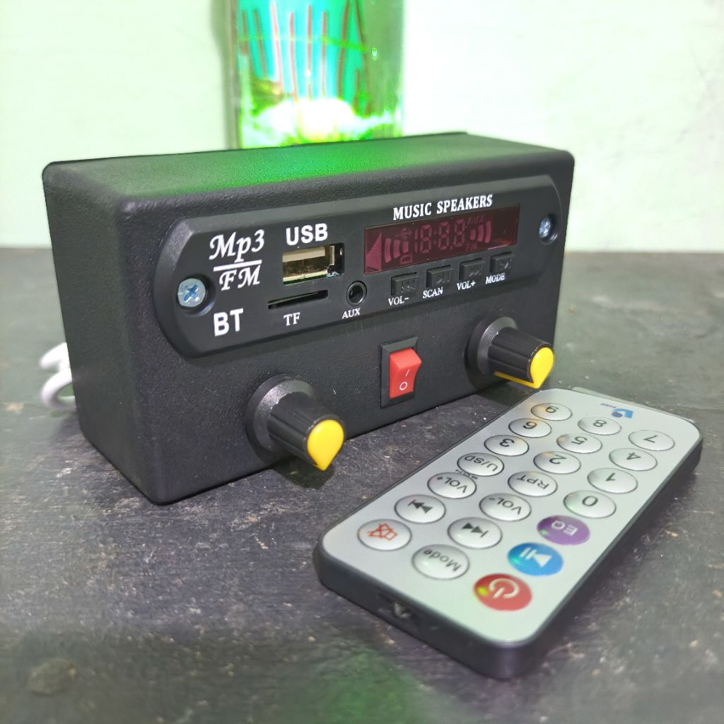 Ampli Mini 5 volt Plus Mp3 player Bluetooth