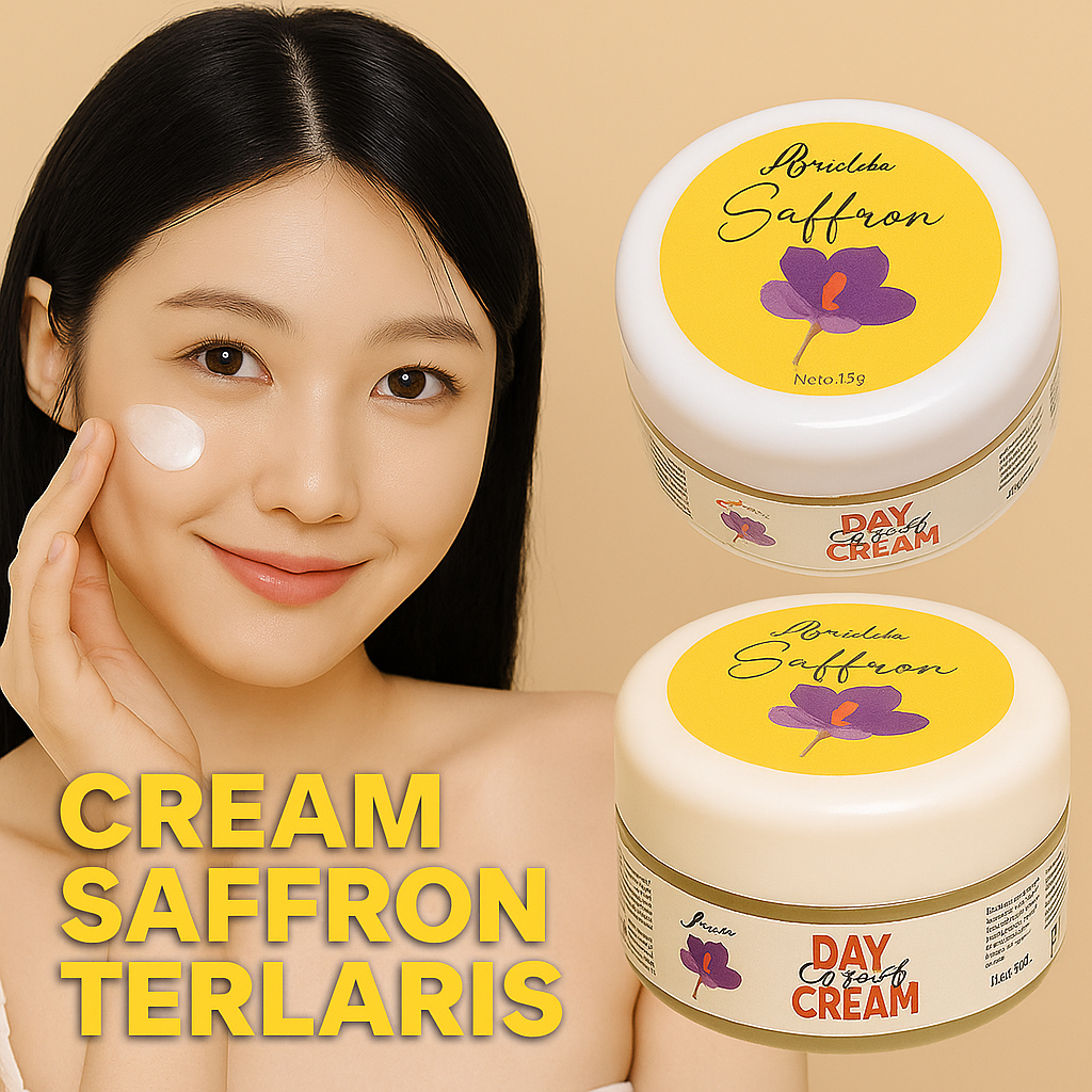 BPOM CREAM SAFFRON GLOWING BOOSTER AMPUH NIACINAMIDE 100% ORIGINAL