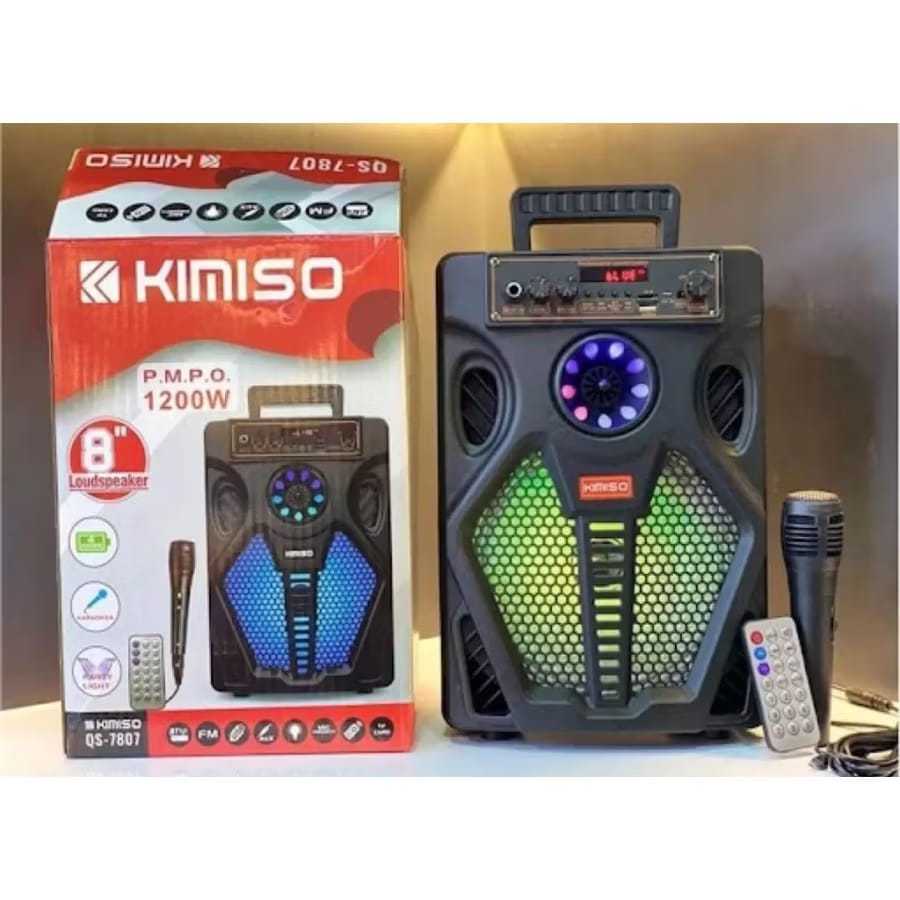 Speaker Bluetooth 8 Inchi Brain Power / Kimiso Qs 7807 Super bass
