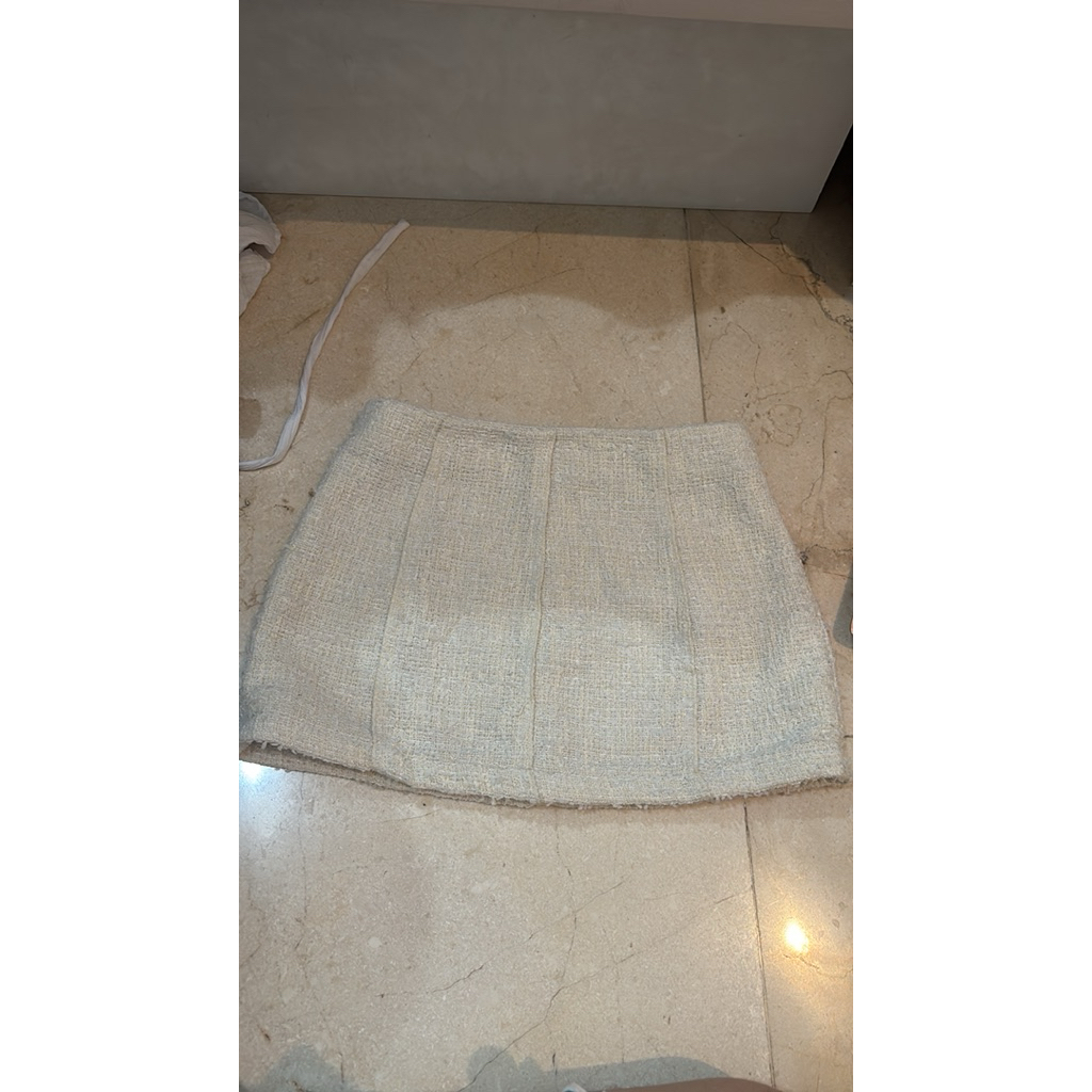 zara skirt tweed