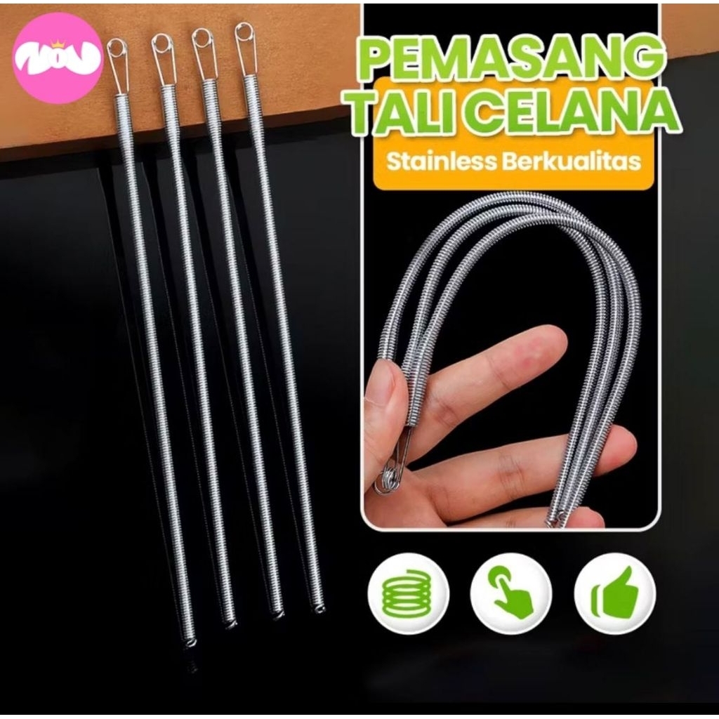 Alat Pemasang Tali Karet Celana Alat Bantu Memasukkan Tali Sweater Karet Celana Benang Hoodie Sabuk 