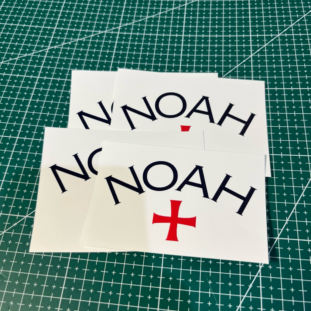 STICKER BRAND NOAH CLOTHING HARDCORE STYLE