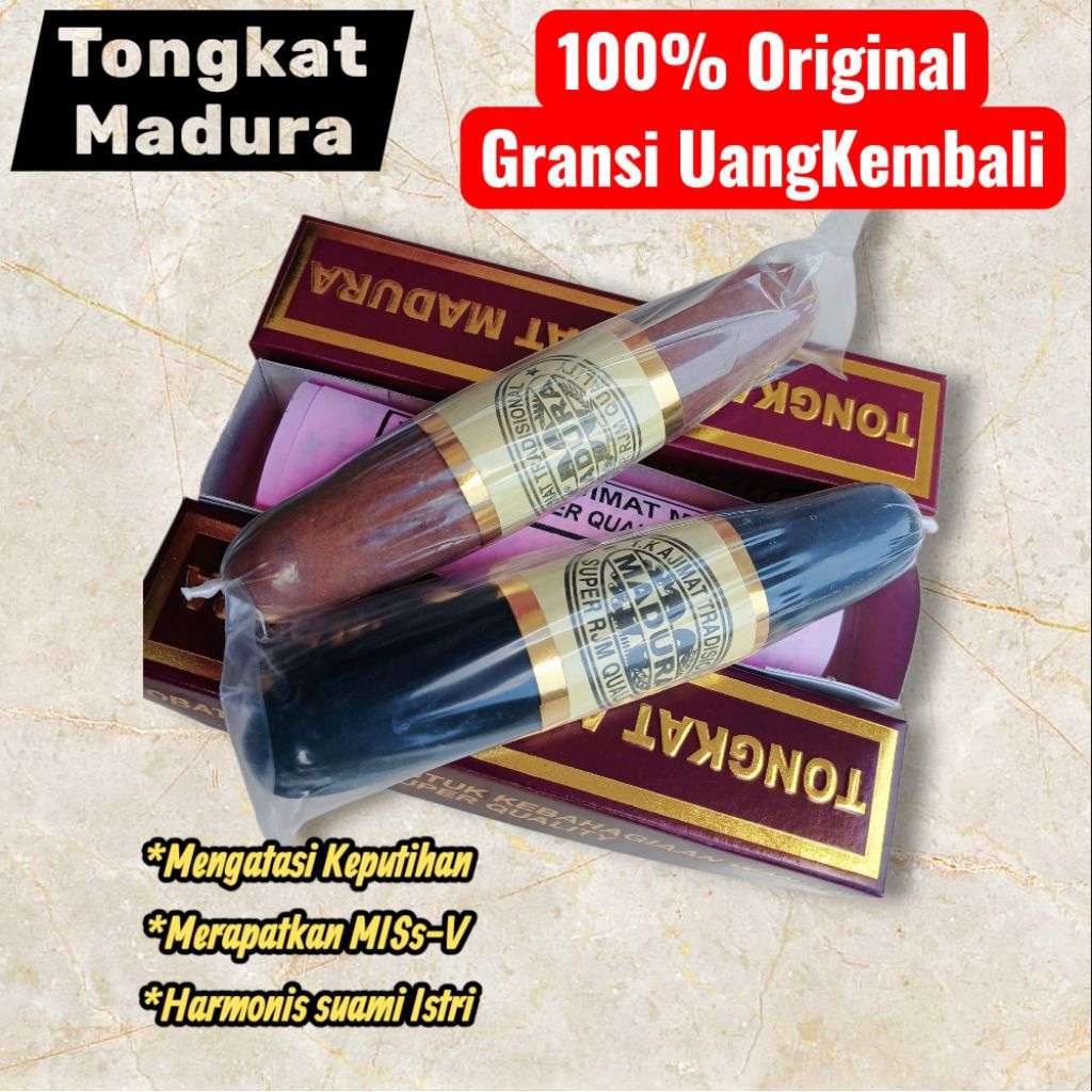 [BESTSELLER] TONGKAT AJIMAT MADURA TAM ASLI ORIGINAL HITAM IBU MAEMUNAH