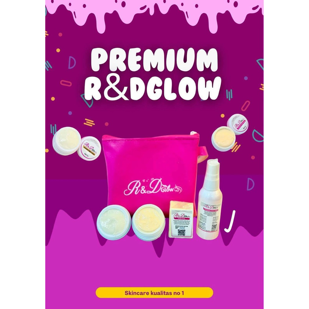 R&D glow paket skincare bpom