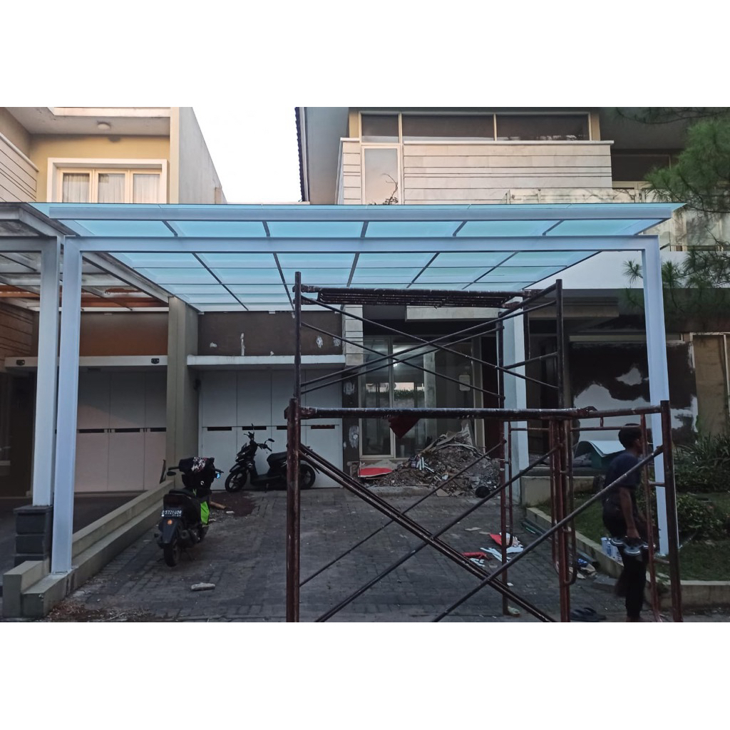 kanopi kaca minimalis