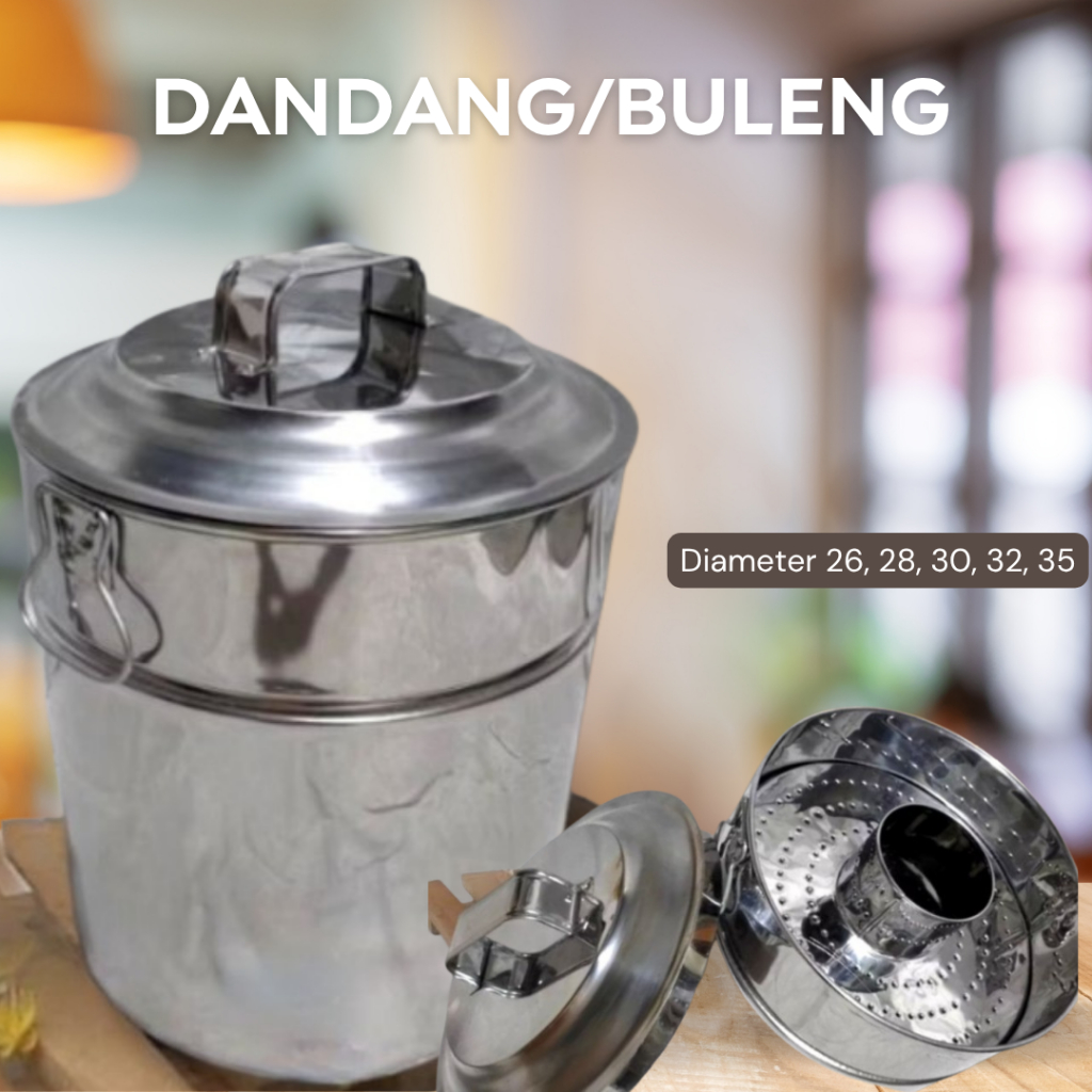 Dandang Buleng Bakso Saringan Atas Bahan Stainless