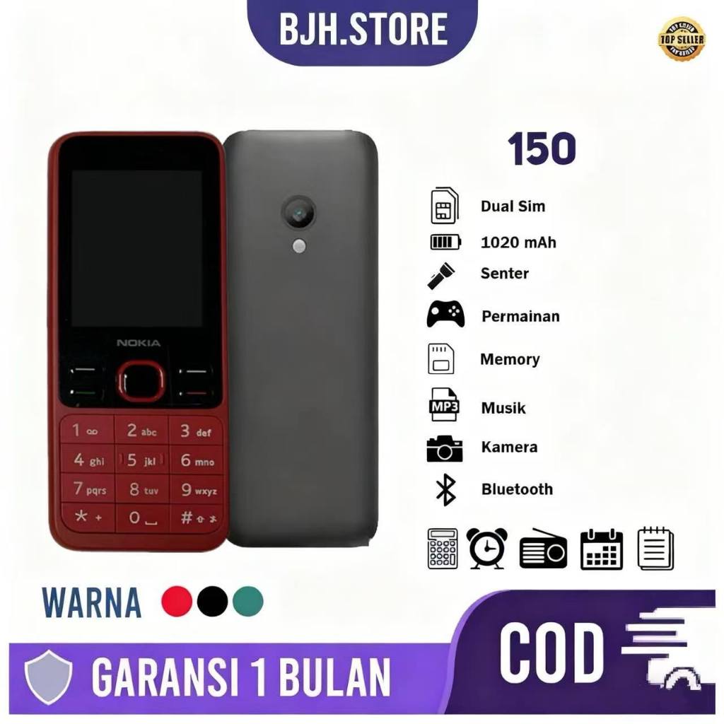 Nokia Jadul Hp 150 2020 Garansi Bisa Indonesia Dual Sim / Hp Nokia Jadul Original 99%