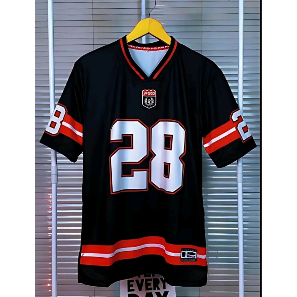 Baju Jersey Hockey olahraga Nomor 28 / Vintage / Rugby / Hoki / Unisex Jersey / Sporty casual