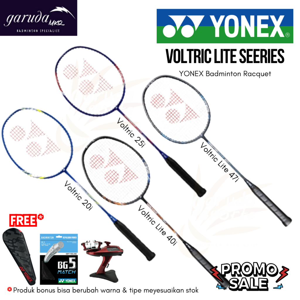Raket Badminton Yonex Voltric lite 20i / Yonex Voltric lite 25i / Yonex Voltric lite 40i / Yonex Vol