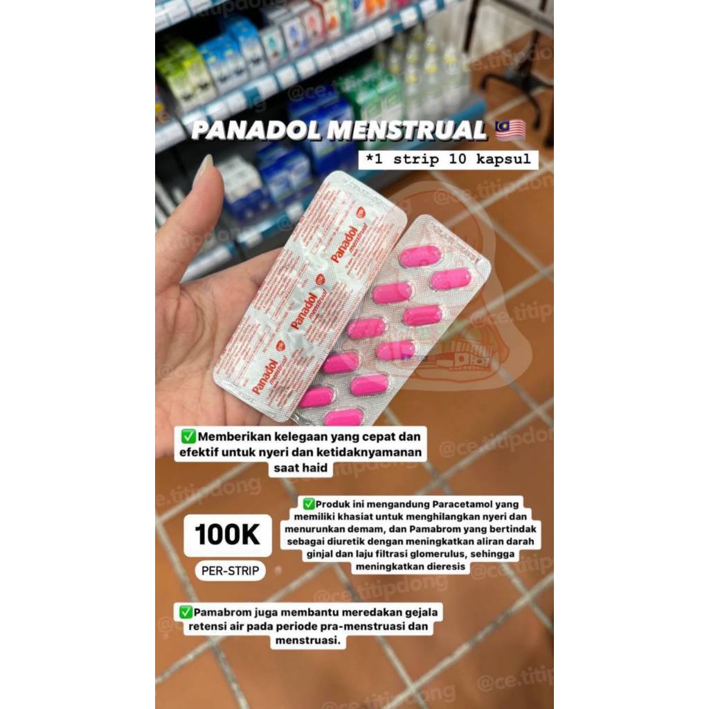 Panadol Menstrual Penang