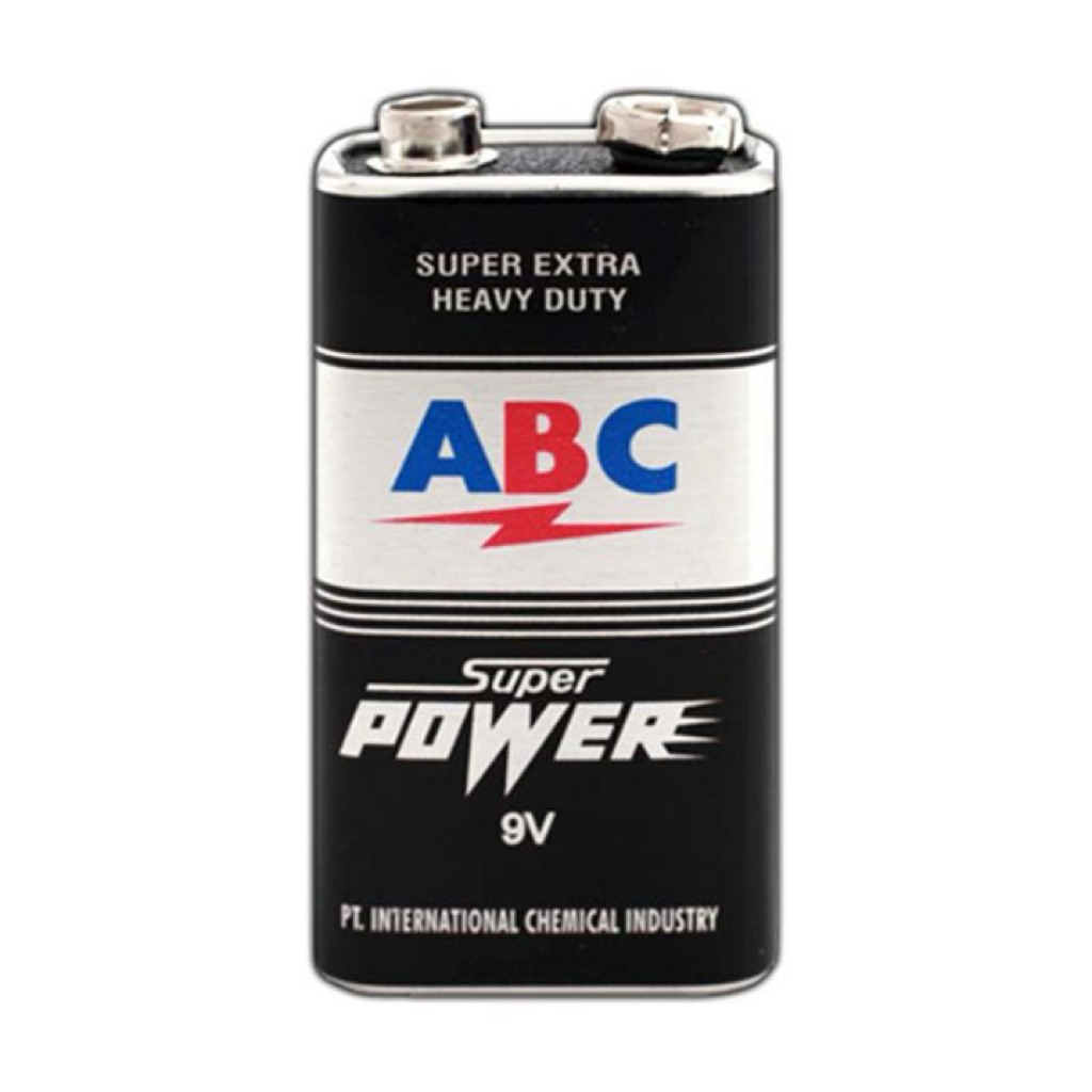 Batu Baterai ABC 9 volt / Batu Baterai ABC Kotak 9 volt