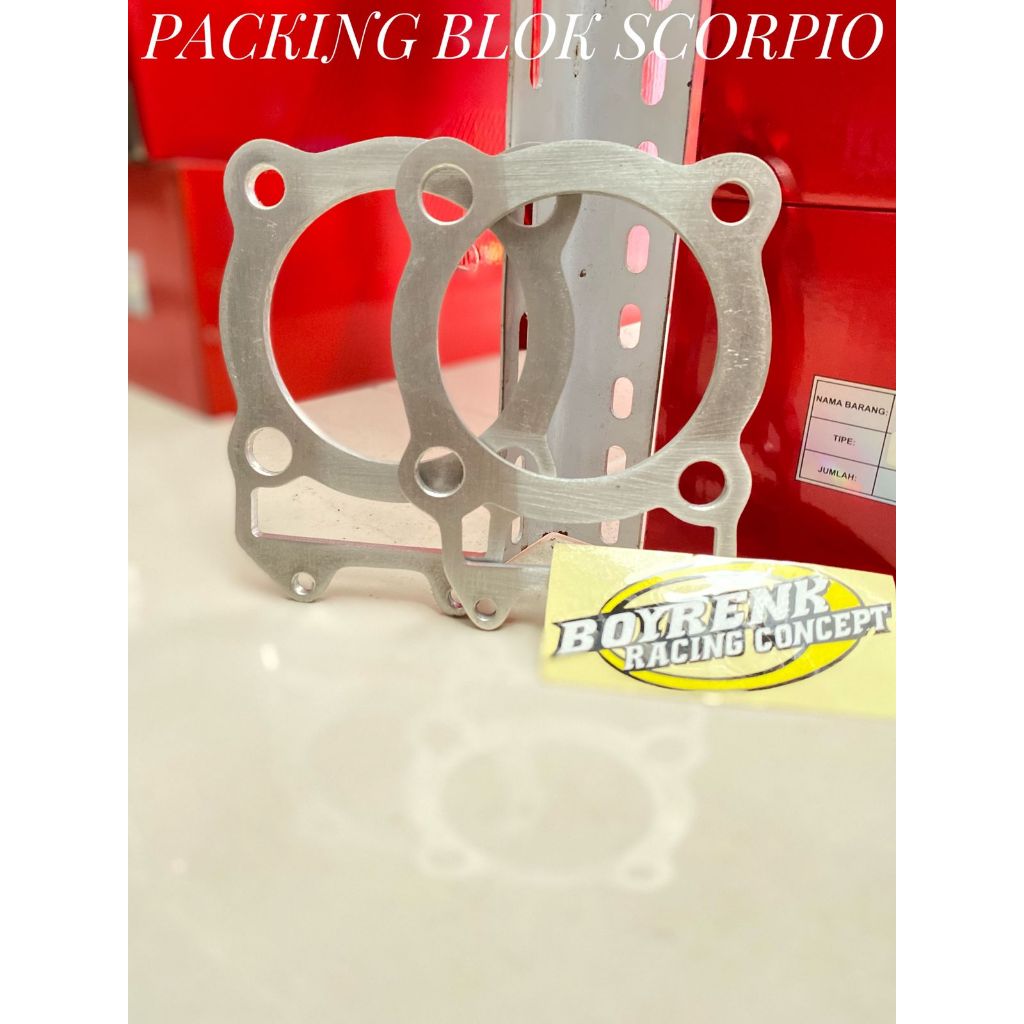 PACKING BLOK GANJEL BLOK PACKING STROKE SCORPIO TEBAL 1MM-10MM- BOYRENK OLSHOP_BRC