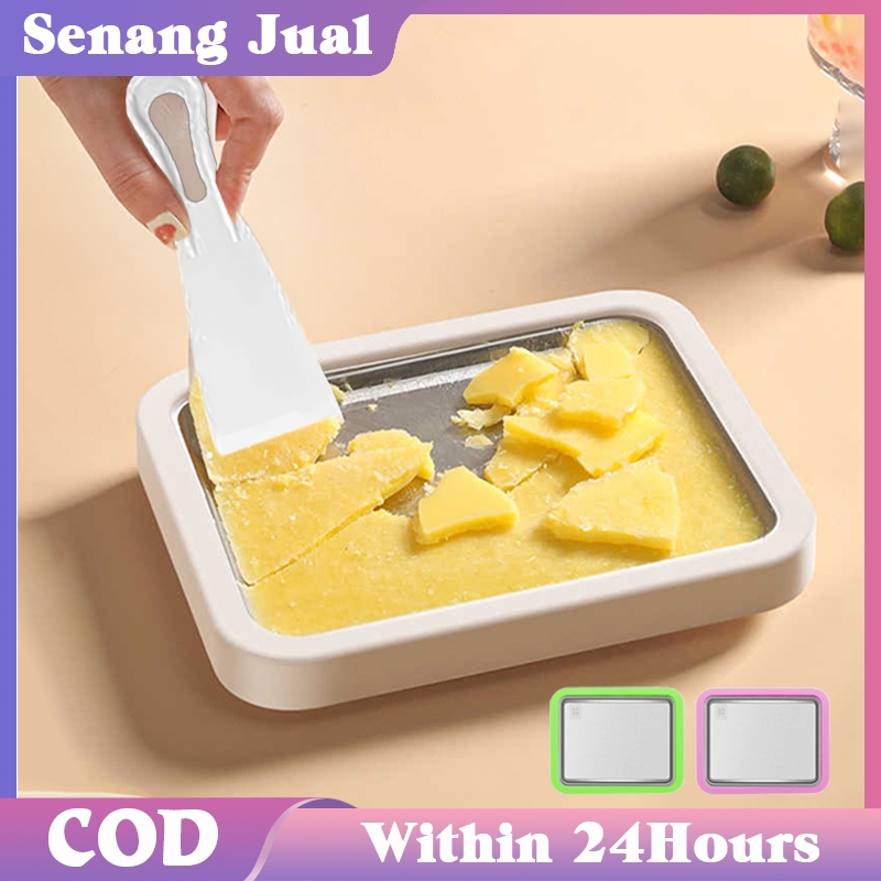 Roll Yogurt Fried Ice Pan Alat Pembuat Ice Cream Dan Yogurt Es Krim Alat Pembuat Es Krim