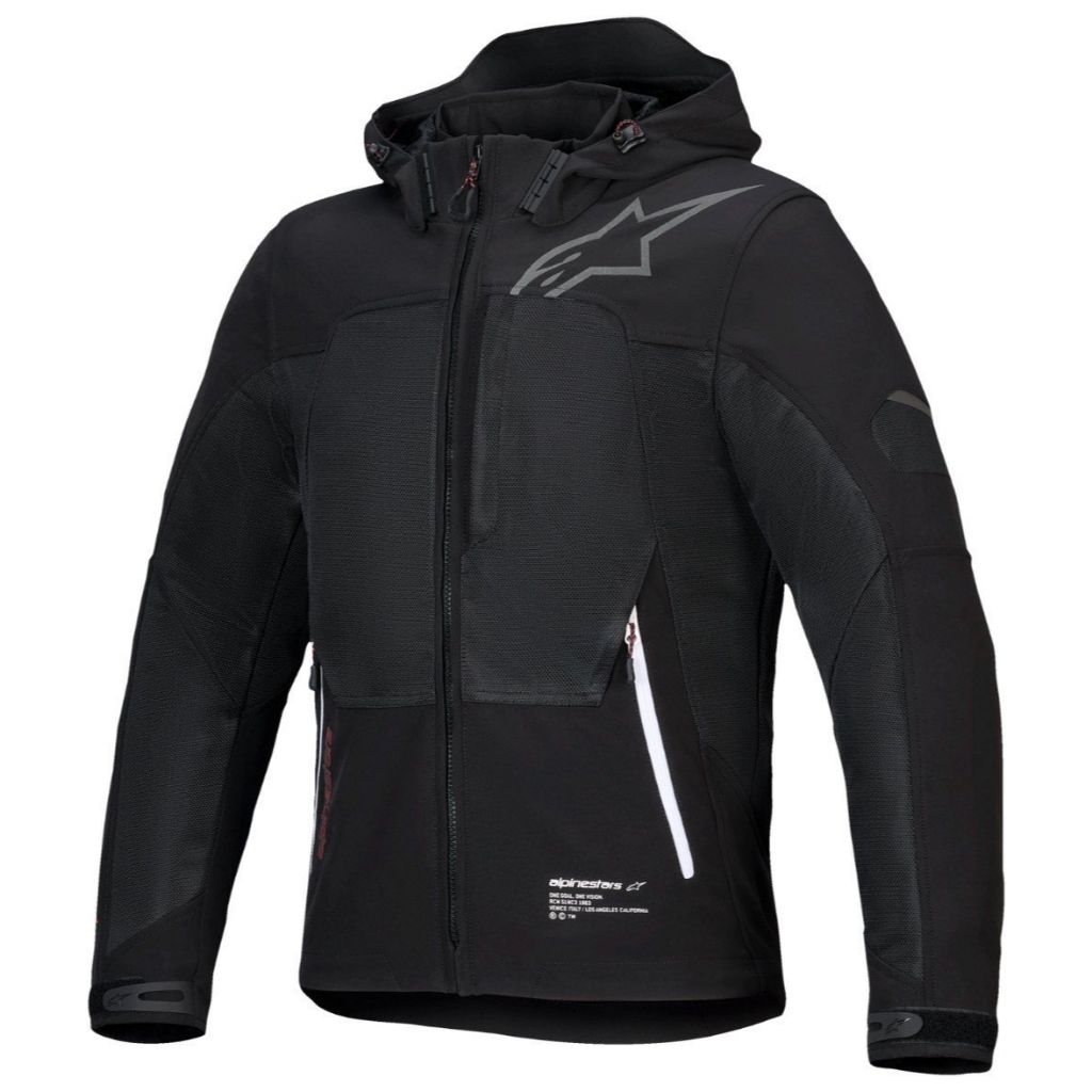 Alpinestars Crew Parka Air Asia Jacket Jaket Alpinestars Touring - Black White