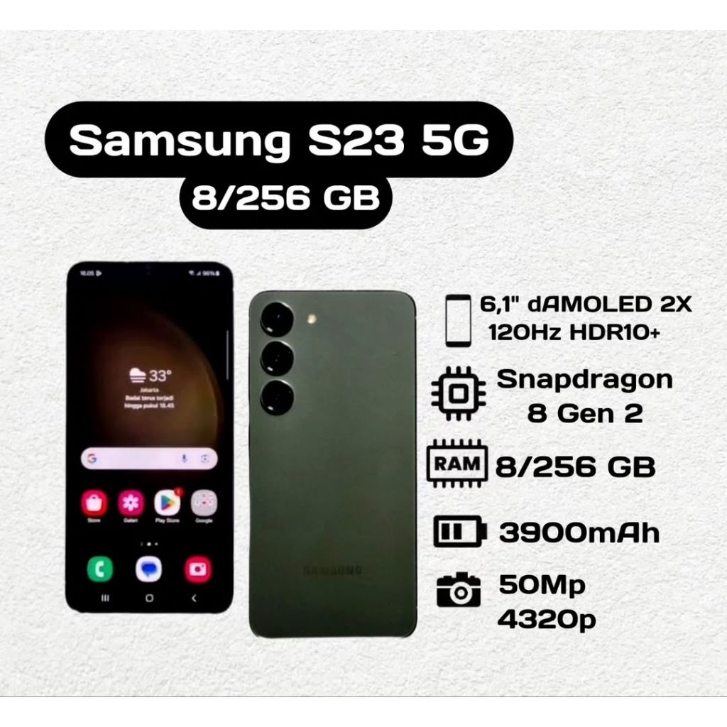 Samsung Galaxy S23 5G 8/256 GB
