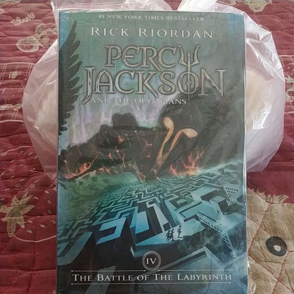 novel preloved Percy Jackson the battle of the labyrinth