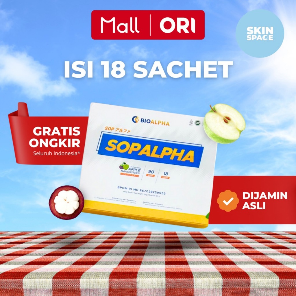 Sopalpha dari bioalpha minuman Rasa apel manggis mencegah diabetes