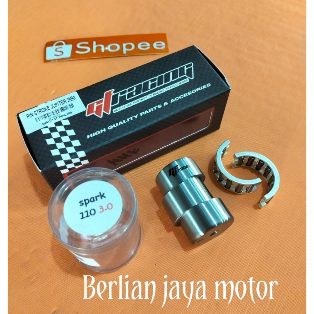 pin/pen stroke/struk plus lahar/bearing bambu GF racing Thailand Uk 2mm/2,5mm/3mm buat motor jupiter