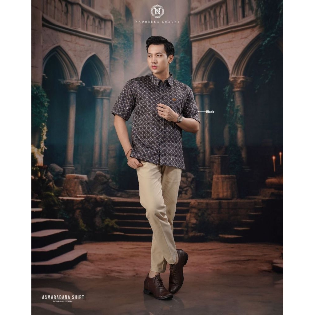 ASMARADANA SHIRT BY NADHEERA LUXURY √ Kemeja cowok √ Kemeja cowok motif √ Kemeja cowok nadheera