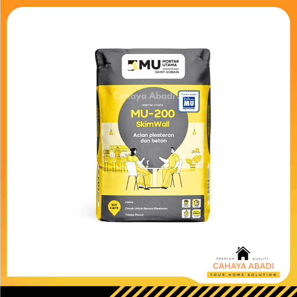 SEMEN MORTAR MU 200 / MU200 SEMEN ACIAN DAN PLESTER 40KG