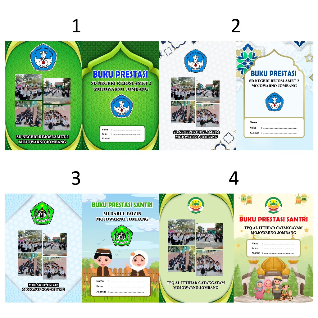 BUKU PRESTASI SANTRI SD MI TPQ