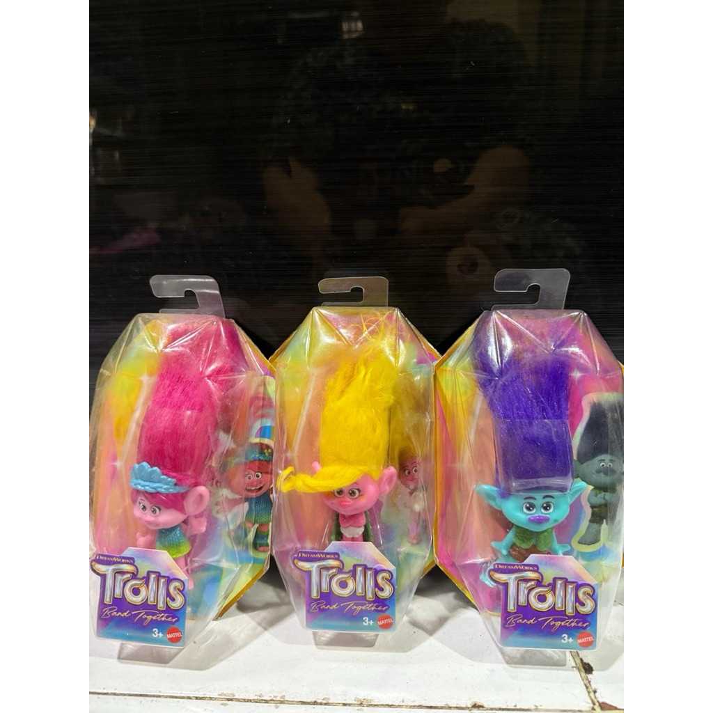 Trolls Mini Mainan Action Figure