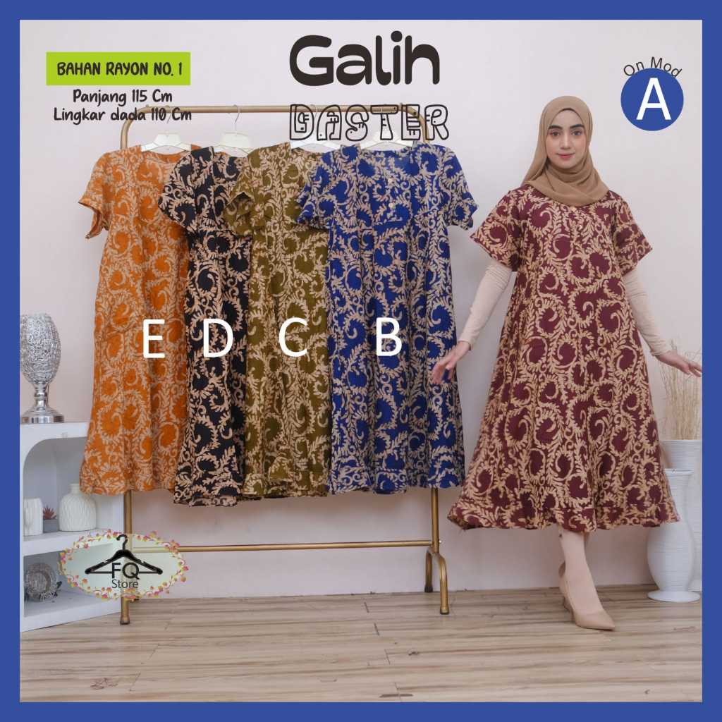Daster Rayon Prama Galih Alia Kencana Sasmaya Vie Elok Sakira Original FQ Store