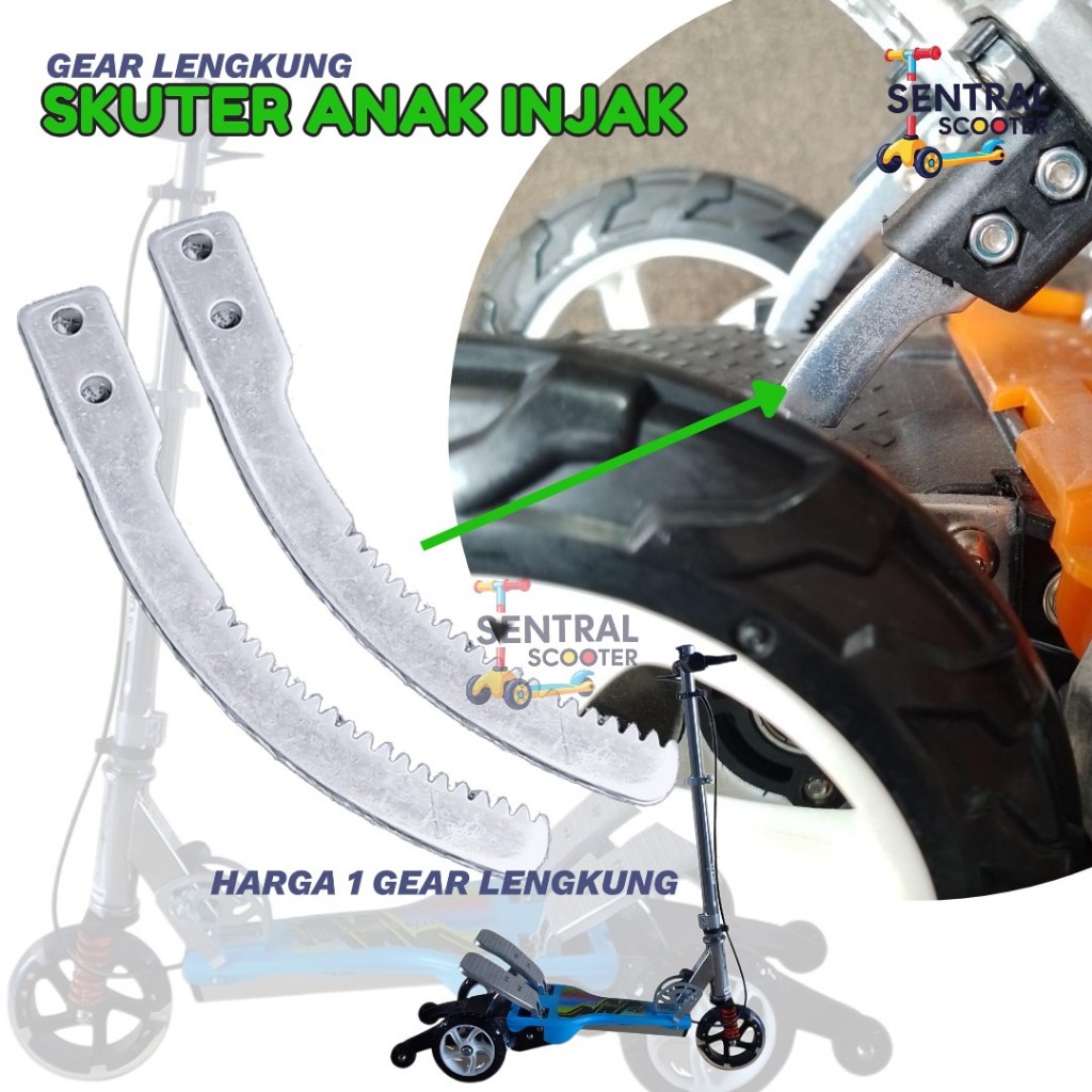 Gear Lengkung Skuter Anak Pedal Injak HP RMB - Produk Asli