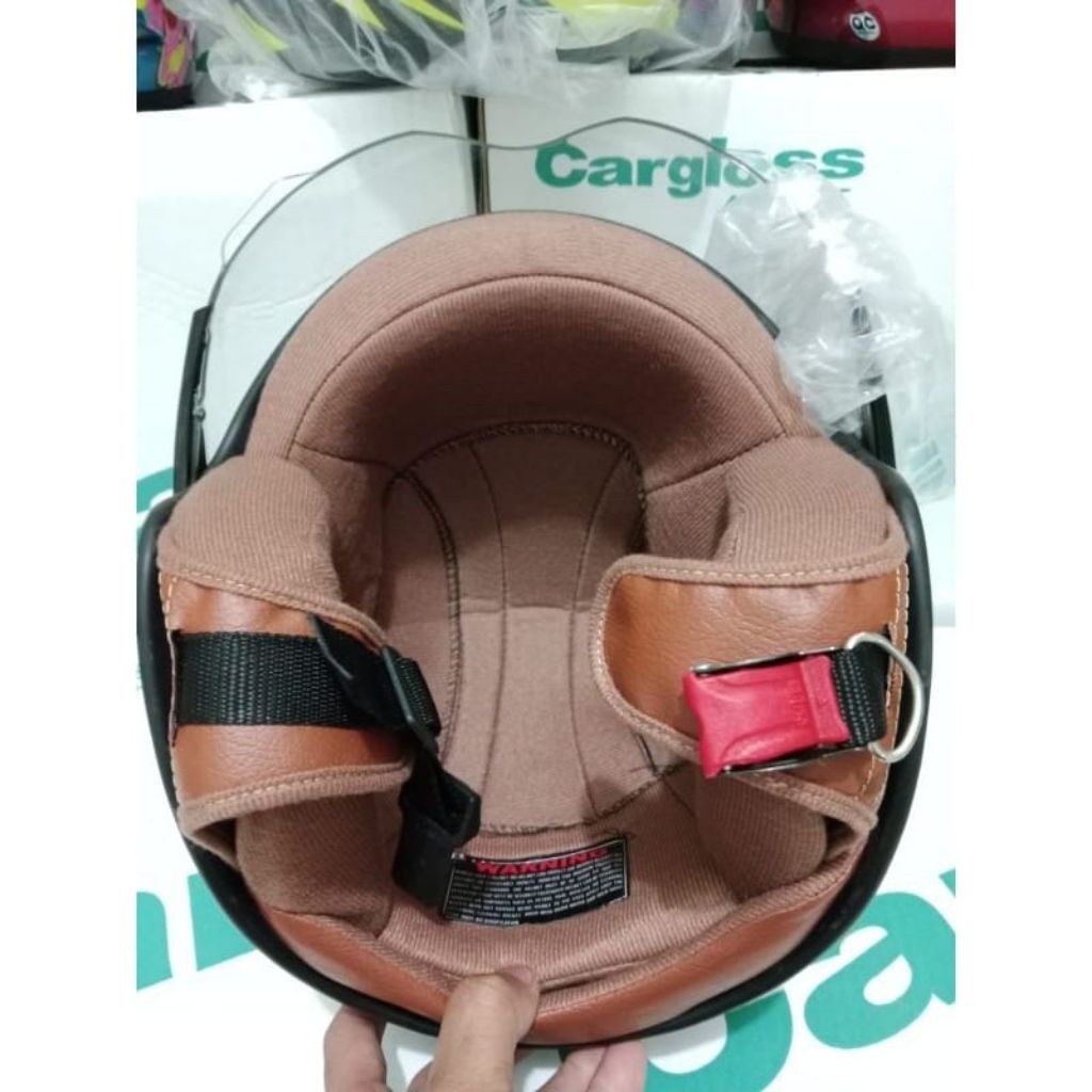 NEW PROMO HELM CARGLOSS HIJAB PREMIUM KEKINIAN HELM RETRO HELM SNI