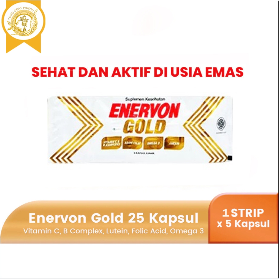 ENERVON GOLD (1 strip) / ENERVON C GOLD MULTIVITAMIN OMEGA 3