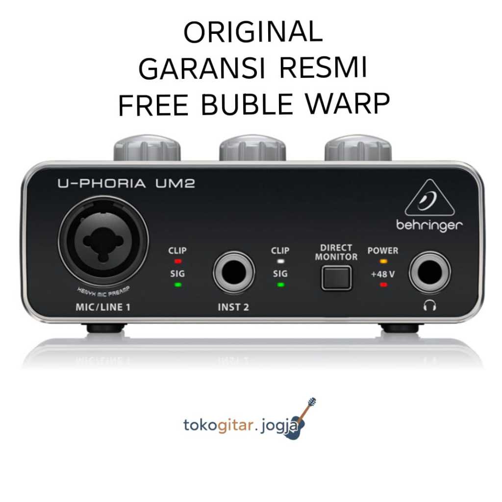 SoundCard BEHRINGER UM2 Audio Interface BEHRINGER UM 2 BEHRINGER U PHORIA