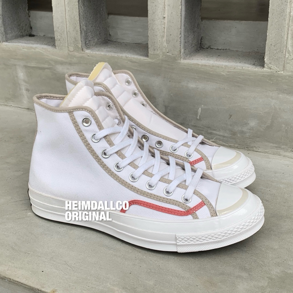 Converse Chuck 70s Hi Recycled Binding White String 171408C Original Resmi