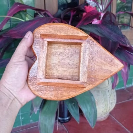 ASBAK KAYU JATI - ASBAK LOVE - ASBAK KOLEKSI - ASBAK KAYU - ASBAK ROKOK KAYU - ASBAK ROKOK