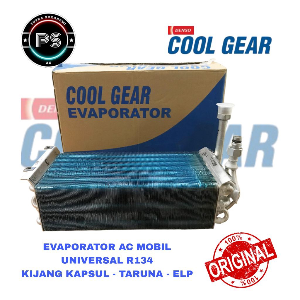 EVAPORATOR EPAPORATOR AC MOBIL UNIVERSAL KIJANG KAPSUL TARUNA ELP ORIGINAL DENSO COOLGEAR