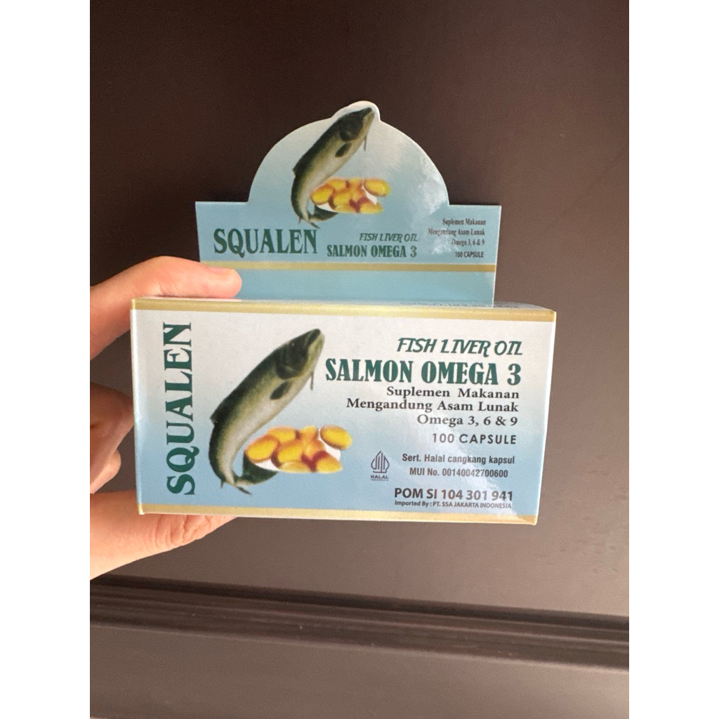 Fish liver oil salmon omega 3 6 9 squalen