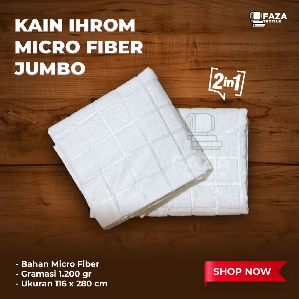KAIN IHRAM MICROFIBER JUMBO
