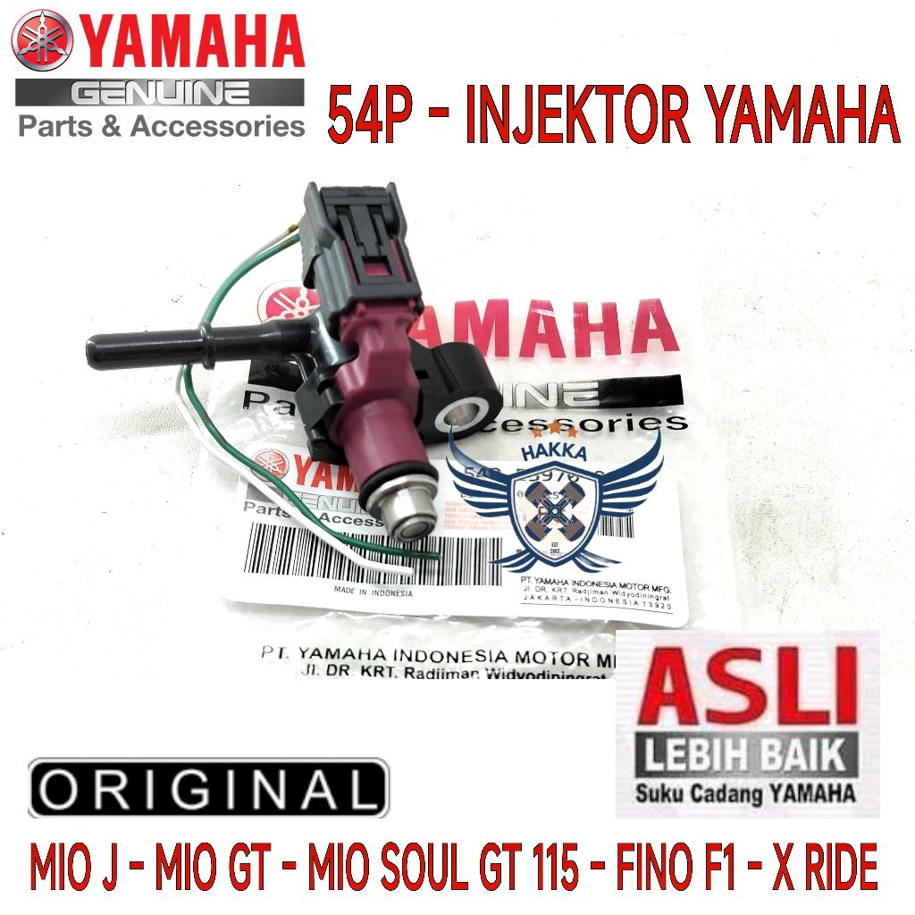 54P ORIGINAL INJECTOR YAMAHA MIO J, INJECTOR YAMAHA MIO GT, INJECTOR YAMAHA MIO SOUL GT 115, INJECTO