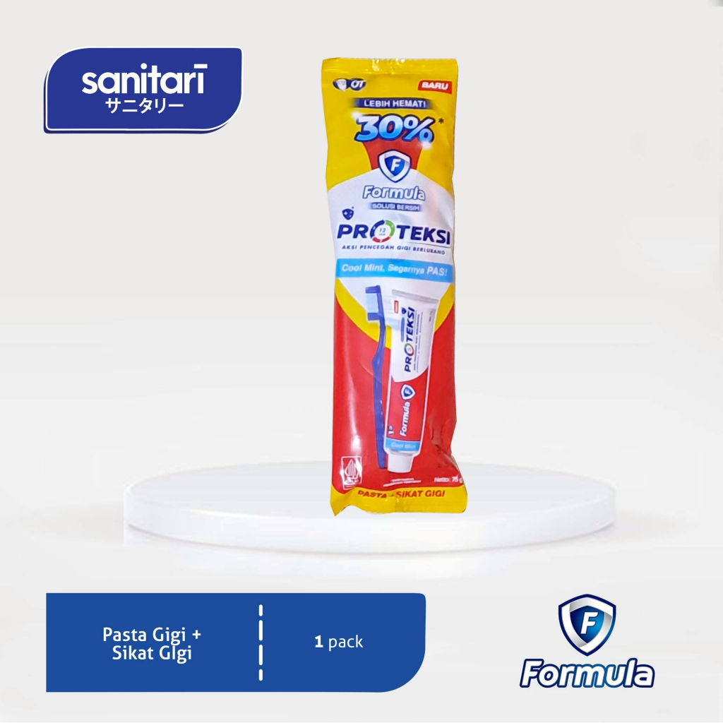 Pasta Gigi Formula Proteksi 75gr + Sikat Gigi Formula