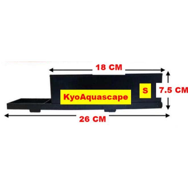 BOX KOSONG KECIL TOP FILTER AQUARIUM AQUASCAPE AKUARIUM