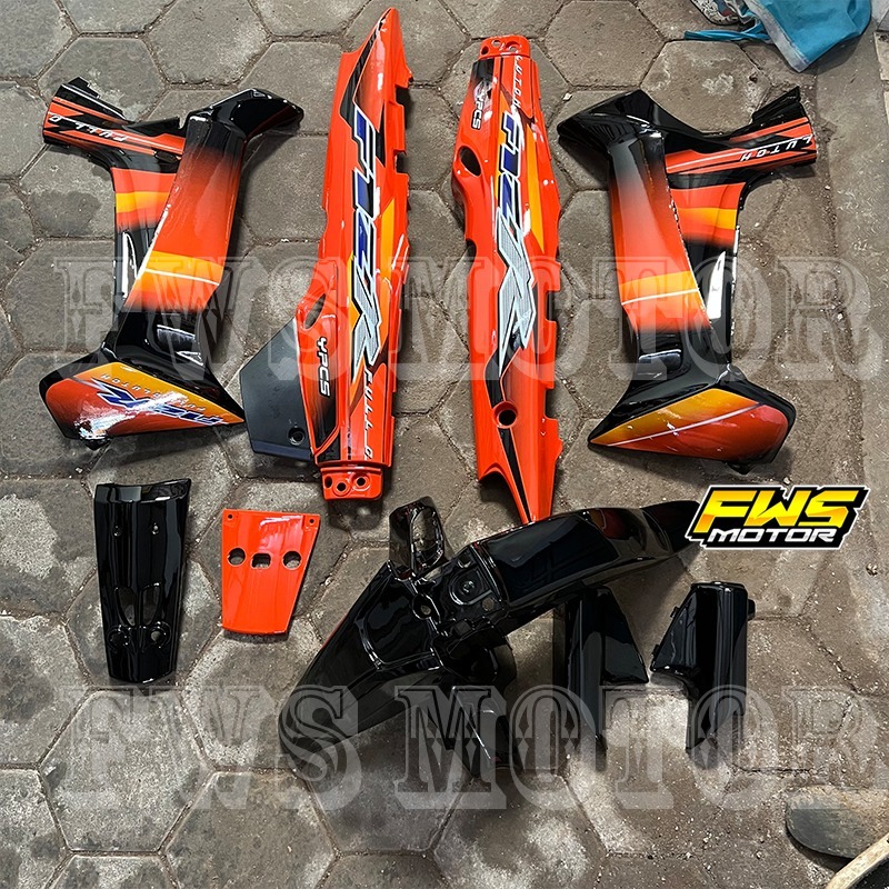 Fullset Fizr Orange Hitam 2003 Stiker Tanem