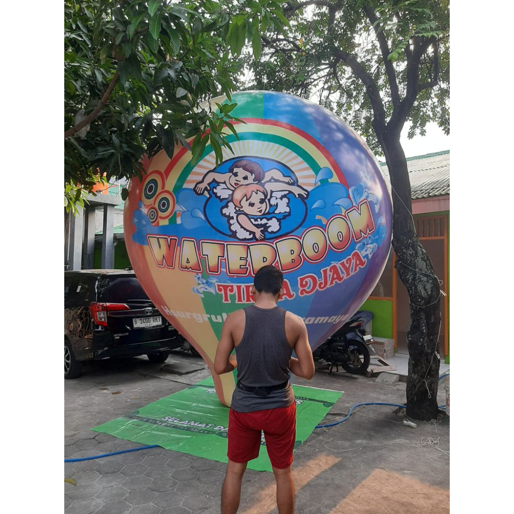 Balon selfie taman wisata fotoboot