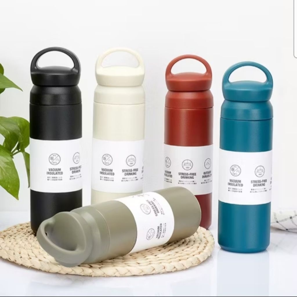 Botol Minum Stainless Tahan Air Panas Dingin 500ml | Termos Air Panas Air Dingin 500ml | Tumbler Air