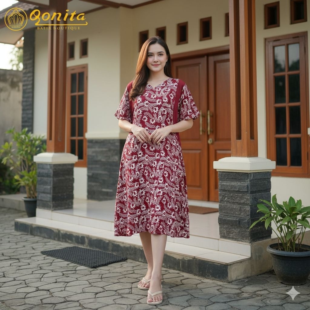 Daster qonita//batik qonita//batik pekalongan ori