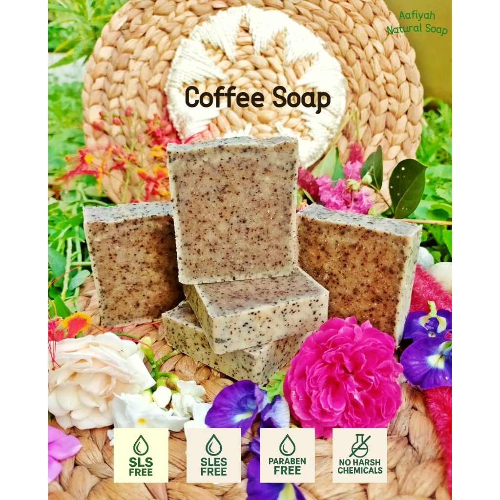 Coffee Soap Sabun Kopi Natural Aafiyah Natural Soap Homemade